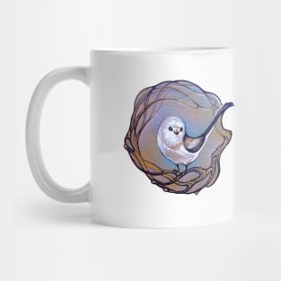 Long Tailed Tit, little cute songbird Mug